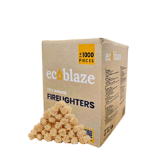 Ecoblaze Natural Firelighters – Bulk 500 & 1000 Box